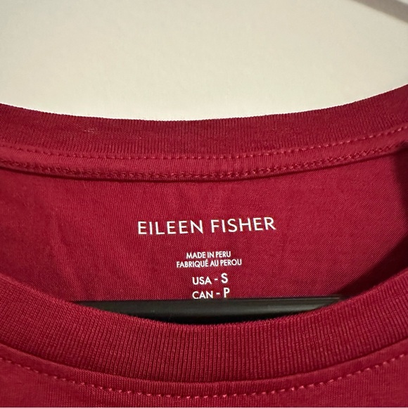 Eileen Fisher NWT ORganic Pima Cotton Jersey Rosby Tee T-shirt Shirt - Picture 3 of 5